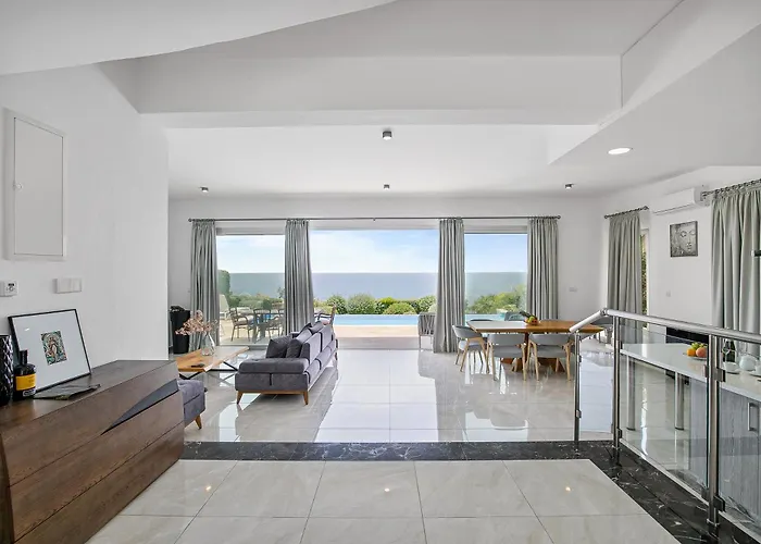 Olymp Luxury D - Luxury Escape With Direct Access And Unique Sunsets Villa Paphos